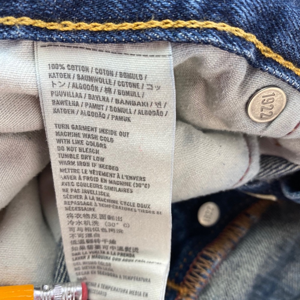 Hollister Y2K Slim Straight Epic Flex Men's Jeans Medium Blue Wash 29x30 - Picture 10 of 10